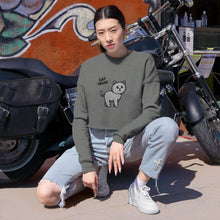 Load image into Gallery viewer, Women's Cropped Sweatshirt - "Cat Mom"