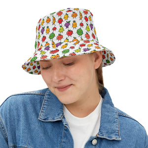 Bucket Hat - "Bucket Fruit"