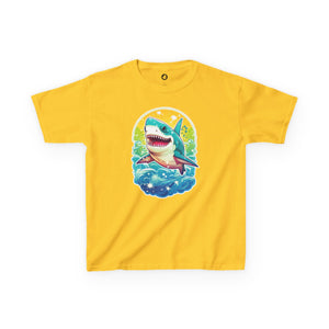 Kids Heavy Cotton T-shirt - "Fin-tastic Fun"