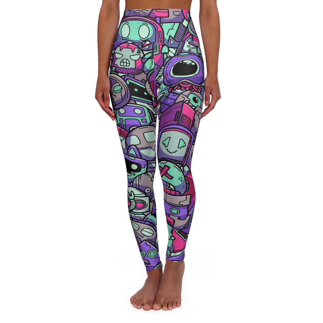 Women's High Waisted Yoga Leggings - 