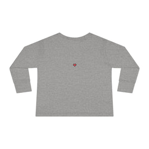 Toddler Long Sleeve Tee - "Hippo Hugs"