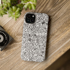 Magnetic Phone Case - "Doodles"