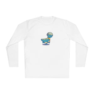 Unisex Lightweight Long Sleeve Tee - "Blinded by Breakfast Dino"