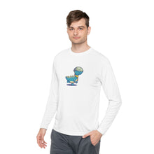 Load image into Gallery viewer, Unisex Lightweight Long Sleeve Tee - &quot;Blinded by Breakfast Dino&quot;
