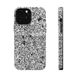 Magnetic Phone Case - "Doodles"