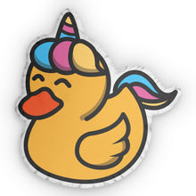 Load image into Gallery viewer, Throw Pillow - &quot;Unicorn Duck&quot;
