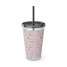 Load image into Gallery viewer, Acrylic Cup with Straw (16oz) - &quot;Hop into Hydration&quot;
