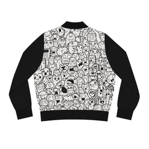 Women's Bomber Jacket  - "Doodles"