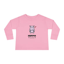 Load image into Gallery viewer, Toddler Long Sleeve Tee - &quot;Hippo Hugs&quot;
