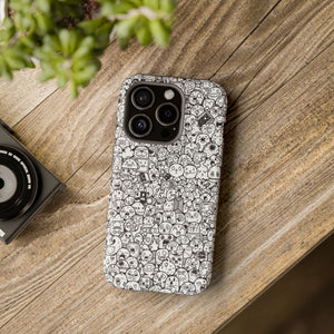 Magnetic Phone Case - "Doodles"