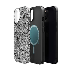 Magnetic Phone Case - "Doodles"