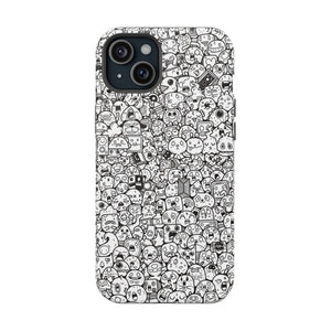 Magnetic Phone Case - "Doodles"