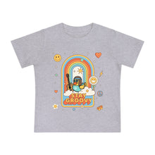 Load image into Gallery viewer, Baby Short Sleeve T-Shirt - &quot;Peace, Love &amp; Waddles&quot;
