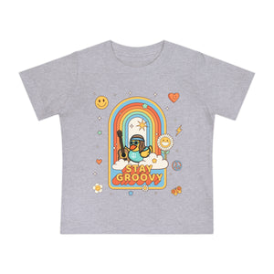 Baby Short Sleeve T-Shirt - "Peace, Love & Waddles"