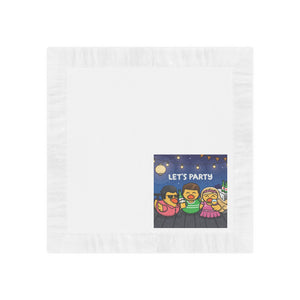 White Coined Napkins - "Quack Up the Party"