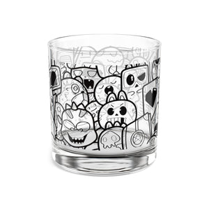 Rocks Glass (10oz/1 piece) - "Doodles"