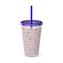 Load image into Gallery viewer, Acrylic Cup with Straw (16oz) - &quot;Hop into Hydration&quot;
