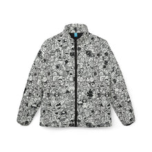 Load image into Gallery viewer, Women&#39;s Puffer Jacket - &quot;Doodles&quot;
