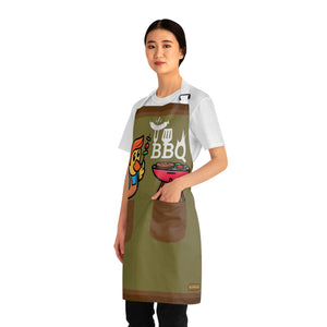 CruisingDucks Gear - Kitchen Apron with Pockets - "Quack & Grill"