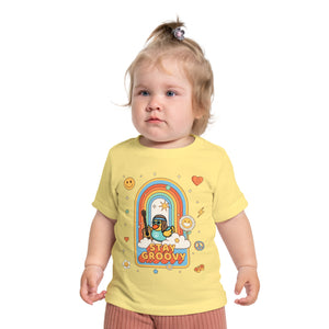 Baby Short Sleeve T-Shirt - "Peace, Love & Waddles"