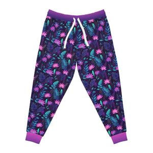 Women's Athletic Joggers - "Floral"