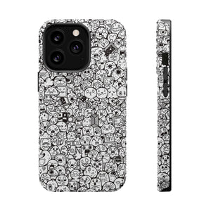 Magnetic Phone Case - "Doodles"