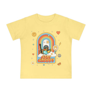 Baby Short Sleeve T-Shirt - "Peace, Love & Waddles"