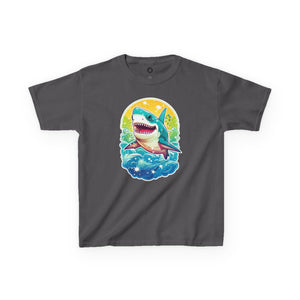 Kids Heavy Cotton T-shirt - "Fin-tastic Fun"