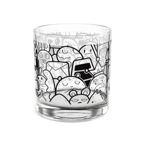 Rocks Glass (10oz/1 piece) - "Doodles"