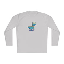 Load image into Gallery viewer, Unisex Lightweight Long Sleeve Tee - &quot;Blinded by Breakfast Dino&quot;
