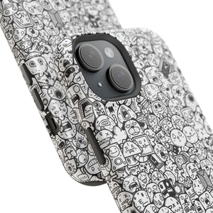 Magnetic Phone Case - "Doodles"