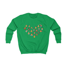 Load image into Gallery viewer, CruisingDucks Gear - Kids Sweatshirt - &quot;Heart Full of Quacks&quot;

