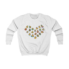 Load image into Gallery viewer, CruisingDucks Gear - Kids Sweatshirt - &quot;Heart Full of Quacks&quot;

