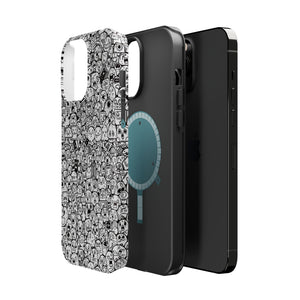 Magnetic Phone Case - "Doodles"