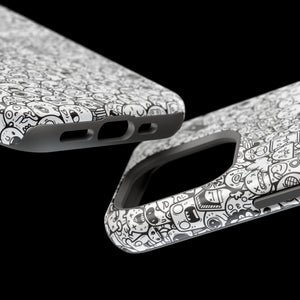 Magnetic Phone Case - "Doodles"