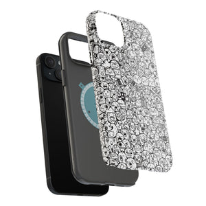 Magnetic Phone Case - "Doodles"