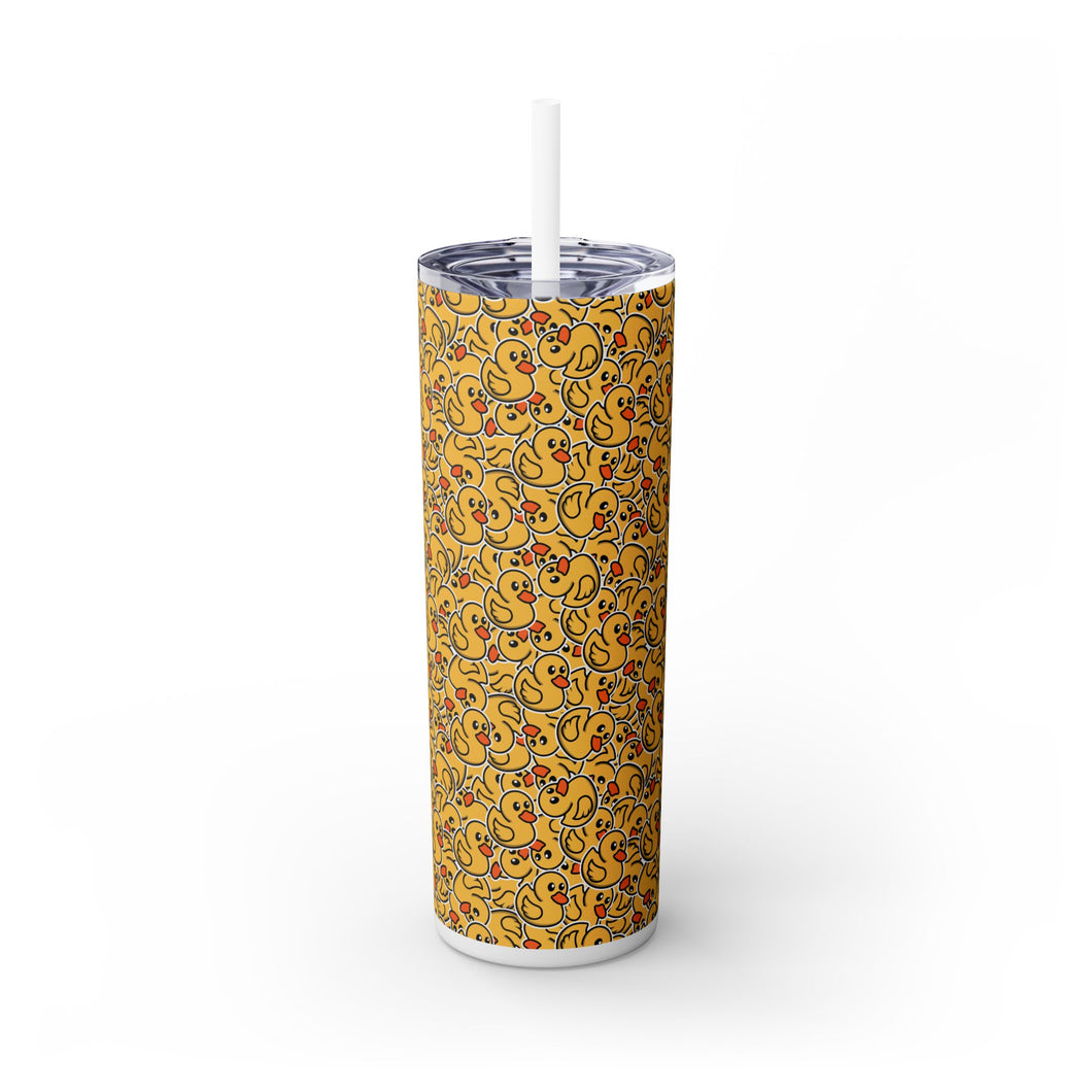 CruisingDucks Gear - Skinny Tumbler with Straw - 