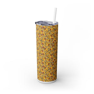 CruisingDucks Gear - Skinny Tumbler with Straw - "Quack to Hydrate"  (20oz)