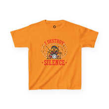 Load image into Gallery viewer, CruisingDucks Gear - Kids T-shirt - &quot;I Destroy Silence&quot; (Drummer Duck)
