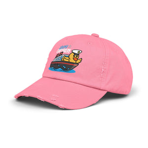 Distressed Cap - "Ahoy Captain" - Ship Captain Duck