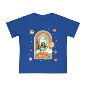 Baby Short Sleeve T-Shirt - "Peace, Love & Waddles"