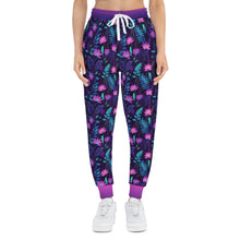 Load image into Gallery viewer, Women&#39;s Athletic Joggers - &quot;Floral&quot;
