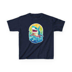 Kids Heavy Cotton T-shirt - "Fin-tastic Fun"