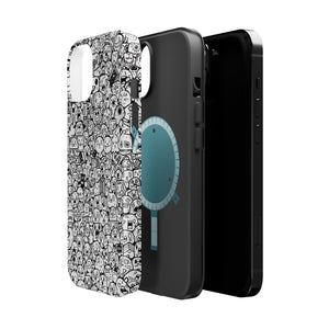 Magnetic Phone Case - "Doodles"