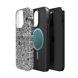 Magnetic Phone Case - "Doodles"