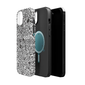 Magnetic Phone Case - "Doodles"