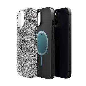 Magnetic Phone Case - "Doodles"