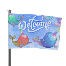 Load image into Gallery viewer, Flag - &quot;Whimsical Welcome&quot;
