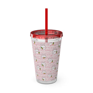 Acrylic Cup with Straw (16oz) - "Hop into Hydration"