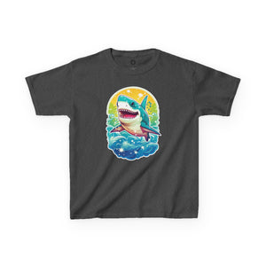 Kids Heavy Cotton T-shirt - "Fin-tastic Fun"